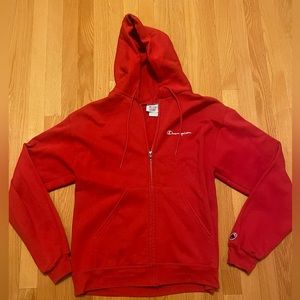 Size Medium Red Champion sweater